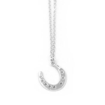 Horseshoe Silver Necklace