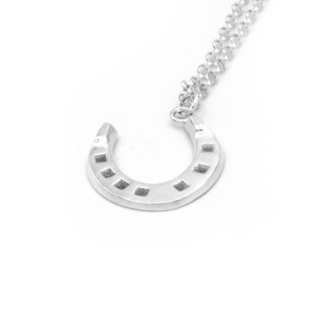 Horseshoe Silver Necklace - Image 2