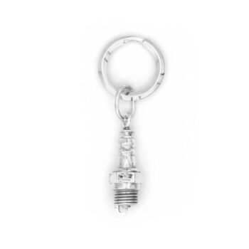 Silver Sparkplug Keyring - Image 2