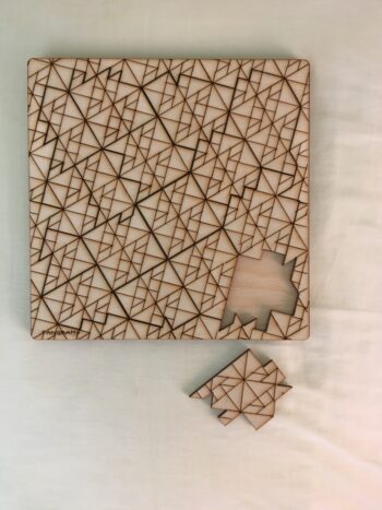 A Tangrams wooden tray puzzle - Image 3