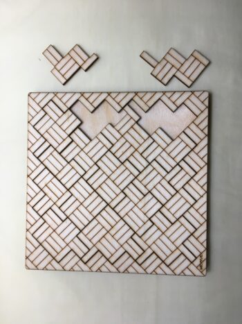 Weave Tessellation Wooden Tray Puzzle - Image 3