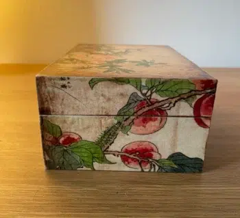 Japanese art print design Découpage Wooden Jewellery box - Image 4