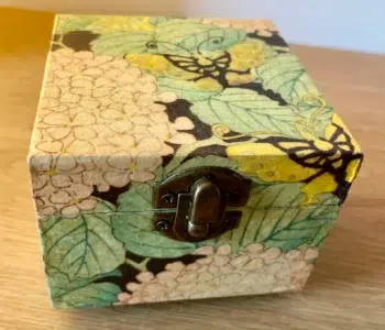 Japanese woodblock design Découpage Wooden boxes - Image 4