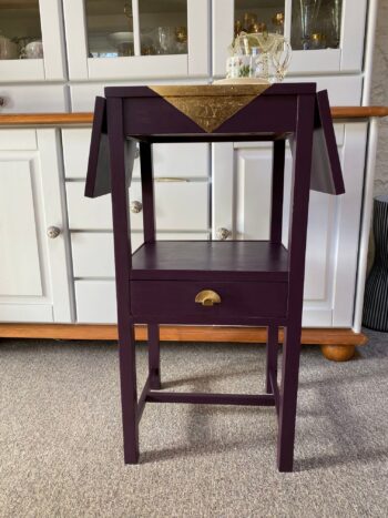 Edwardian "Tea for Two" Table | Restored & Hand-painted - Image 3