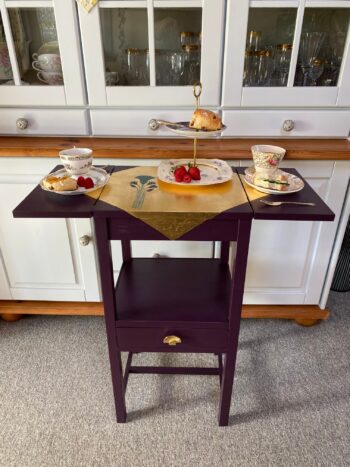 Edwardian "Tea for Two" Table | Restored & Hand-painted