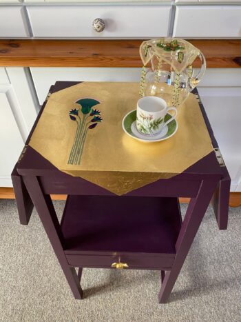 Edwardian "Tea for Two" Table | Restored & Hand-painted - Image 5