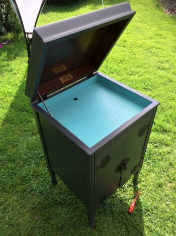 "Unitone Gramophone" Hifi Cabinet | Restored & Painted - Image 4