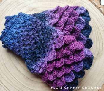 Dragon Scale Fingerless Gloves - Pre Order - Image 2