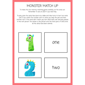 Magnificent Me Early Years Maths Activity Pack - Image 4