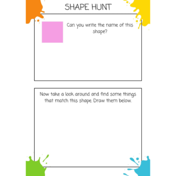 Magnificent Me Early Years Maths Activity Pack - Image 5