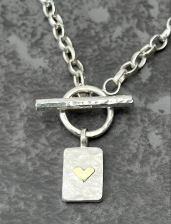 Silver Fob Necklace - Image 3