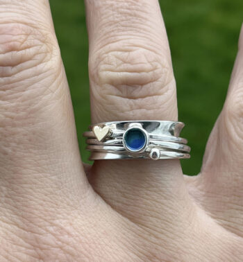 Silver Spinner Ring - Image 3