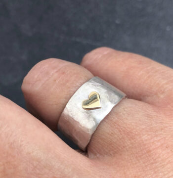 Chunky Silver Ring - Image 3