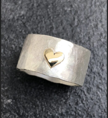 Chunky Silver Ring - Image 2