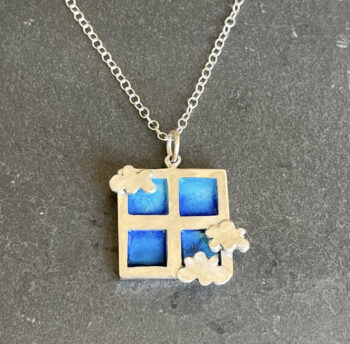 Cloud Enamel Pendant - Image 4