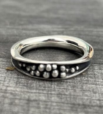 Silver Bubbles Ring