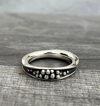 Silver Bubbles Ring - Image 5