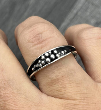 Silver Bubbles Ring - Image 3