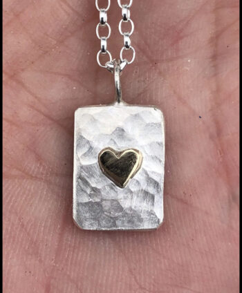 Gold Heart Pendant - Image 2