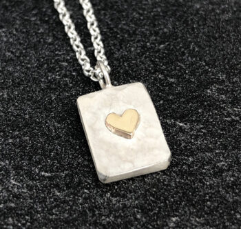 Gold Heart Pendant - Image 4