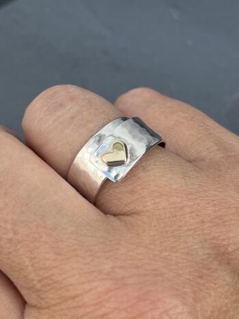 Silver Wrap Over Ring - Image 3