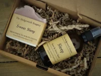 sweet sleep soap and room spray in kraft gift box