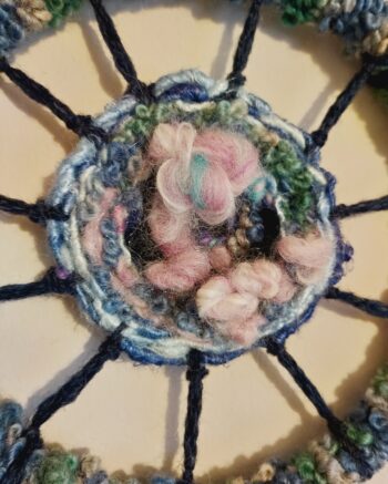 Woven Wall Hanging - Sakura Sky #2 - Image 4