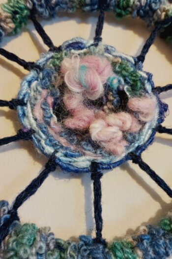 Woven Wall Hanging - Sakura Sky #2 - Image 5