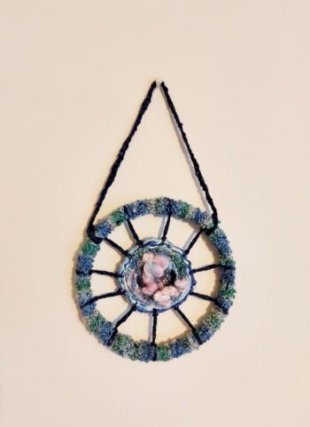 Woven Wall Hanging - Sakura Sky #2