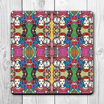 Viv Repeat Print Coaster Set