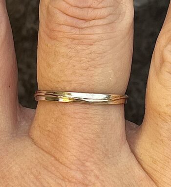 Gold Wave Ring