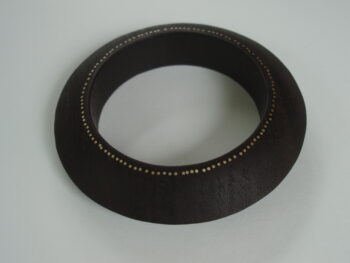 Wenge wood 9ct gold inlaid bangle - Image 2