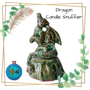 Green Dragon Candle Snuffer