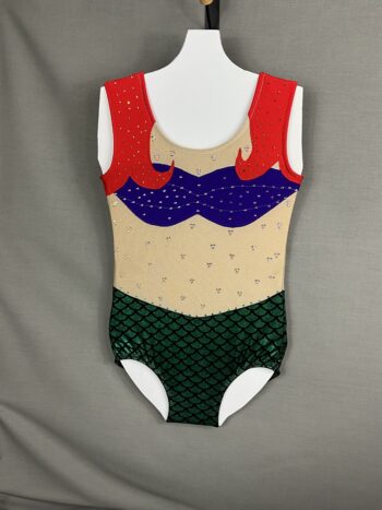 Lil mermaid inspired leotard