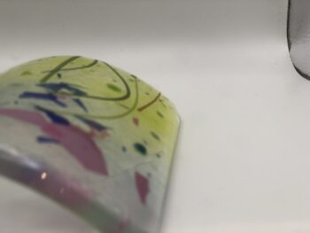 Fused glass abstract flower meadow wave - Image 4