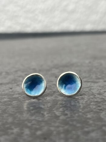 Blue Enamel Studs - Image 6