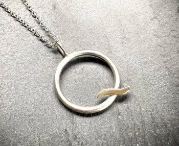 Gold Wave Pendant - Image 4