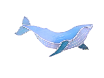 Stained Glass Humpback Whale