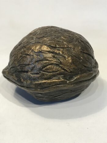 Ceramic Walnut Sculpture