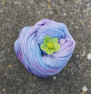 Hand Dyed Merino and Bamboo Laceweight Yarn 100g - Image 3