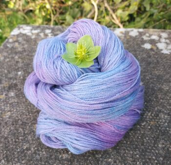 Hand Dyed Merino and Bamboo Laceweight Yarn 100g - Image 2