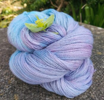 Hand Dyed Merino and Bamboo Laceweight Yarn 100g - Image 4