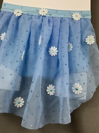 Pale blue daisy 2 piece lyrical dance costume