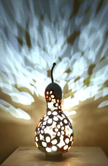 Floral Retro Charm Gourd Lamp - Image 2