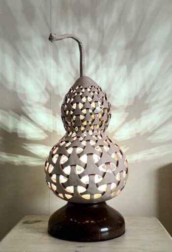 'Weave' Gourd Lamp