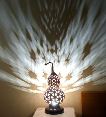 'Weave' Gourd Lamp - Image 4