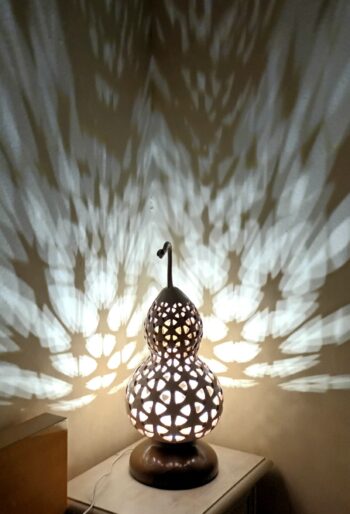 'Weave' Gourd Lamp - Image 3