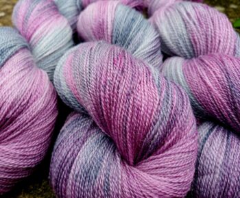 Hand Dyed Merino and Bamboo Laceweight Yarn 100g - Image 4