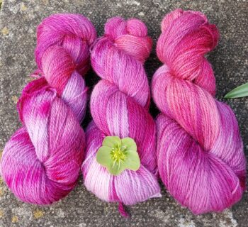 Hand Dyed Yarn, 100g, Sport, Sock, Falkland Merino, Cheviot, Recycled Wool Blend. - Image 2