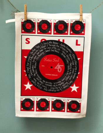 Soul Music Fan 100% cotton small Tea Towel